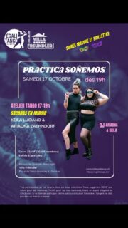 ✨ La Practica Soñemos revient à la Villa Freundler ! ✨
Nous sommes ravi·e·x·s de relancer la Practica Soñemos à la Villa Freundler, dans un espace où le tango se danse, se partage et s’expérimente librement.
💫 Samedi 17 octobre, nous aurons le plaisir d’accueillir Keila Luciano et Ariadna Zaehnsdorf pour un atelier consacré aux sacadas en miroir !
@keilula
@zaehnsdorf
@la.despeinada.tango
🇦🇷 Toutes deux argentines, Keila et Ariadna dansent ensemble depuis six ans. Elles interprètent les deux rôles, enseignent le tango et organisent des milongas à Barcelone. Dans leur danse comme dans leur pédagogie, elles placent au centre la connexion, l’empathie et le plaisir de danser.
Leur méthode, minimaliste et progressive, repose sur une communication circulaire et l’exploration des deux rôles. De la simplicité vers la complexité, elles invitent chaque personne à expérimenter, écouter et comprendre ce qui se joue dans la connexion, pour développer une danse plus consciente, fluide et sensible.
🎶 Après l’atelier, elles musicaliseront également la practica !
Et pour l’occasion, on sort les masques et les paillettes pour faire vibrer la Villa Freundler jusque tard dans la soirée. ✨🎭
💃 Atelier
25 CHF
20 CHF pour les membres d’ÉgaliTango
🌙 Practica dès 19h: la participation est libre et volontaire.
Une participation suggérée de 10 CHF pour les membres et 15 CHF pour les non-membres.
A noter que dimanche 18 octobre, Keila et Ariadna proposent 3 cours semi-privés à 11h, 14h et 16h aux Eaux-Vives (max 4 personnes par horaire, 40chf/personne). Inscriptions à Ariadna @zaehnsdorf